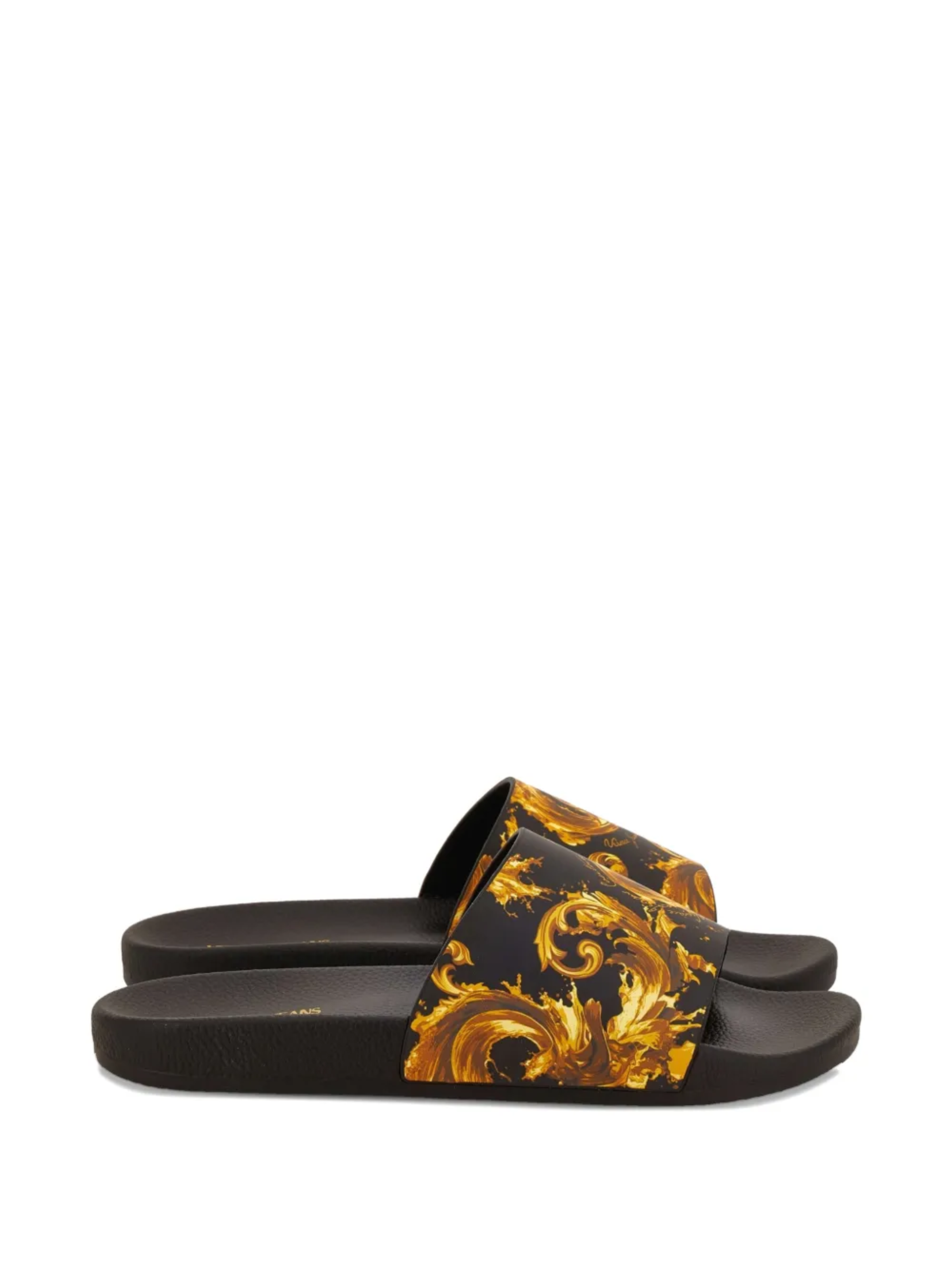 VERSACE JEANS COUTURE Slipper With Baroque Print