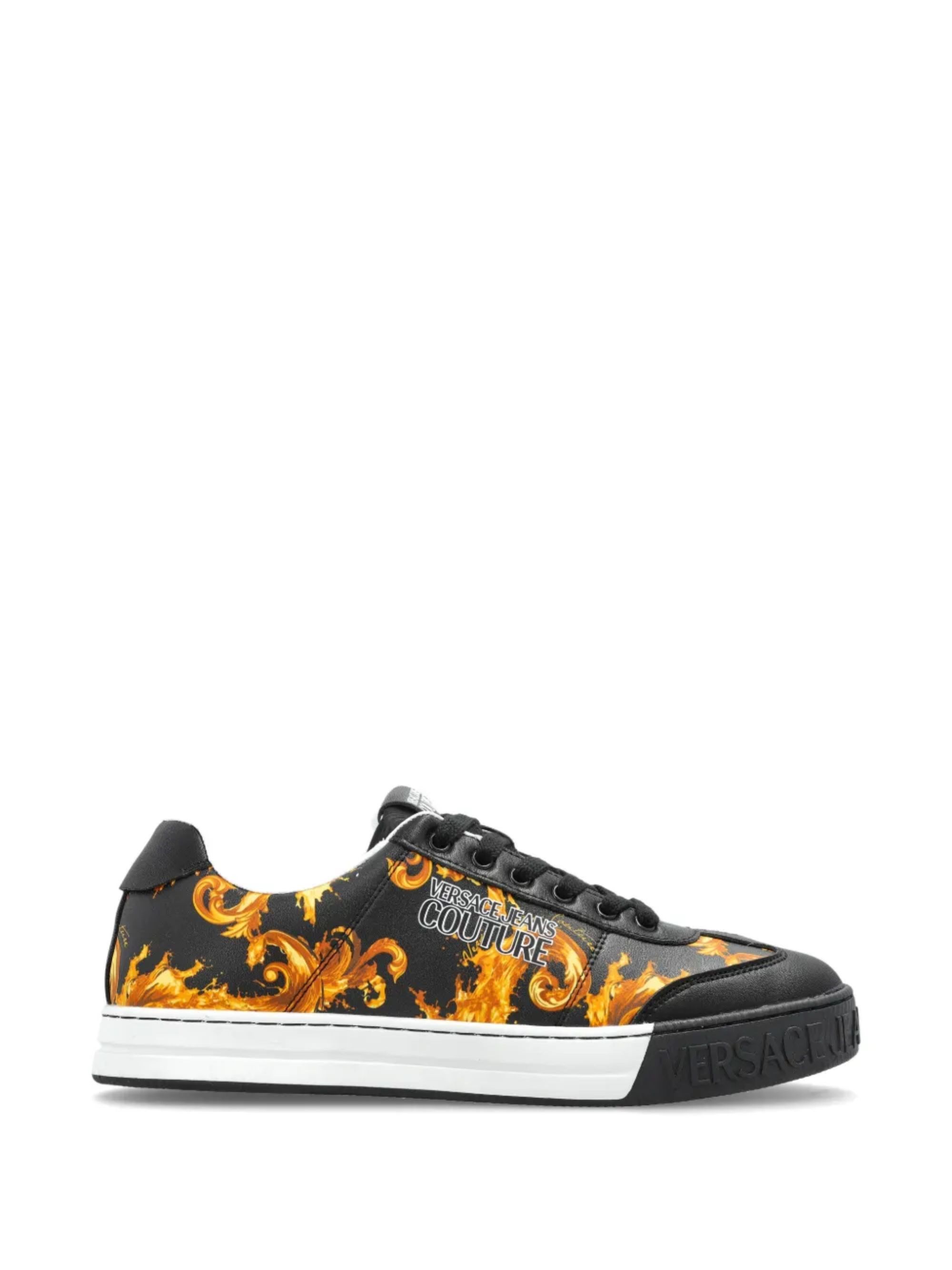 VERSACE JEANS COUTURE Sneaker With Baroque Detail