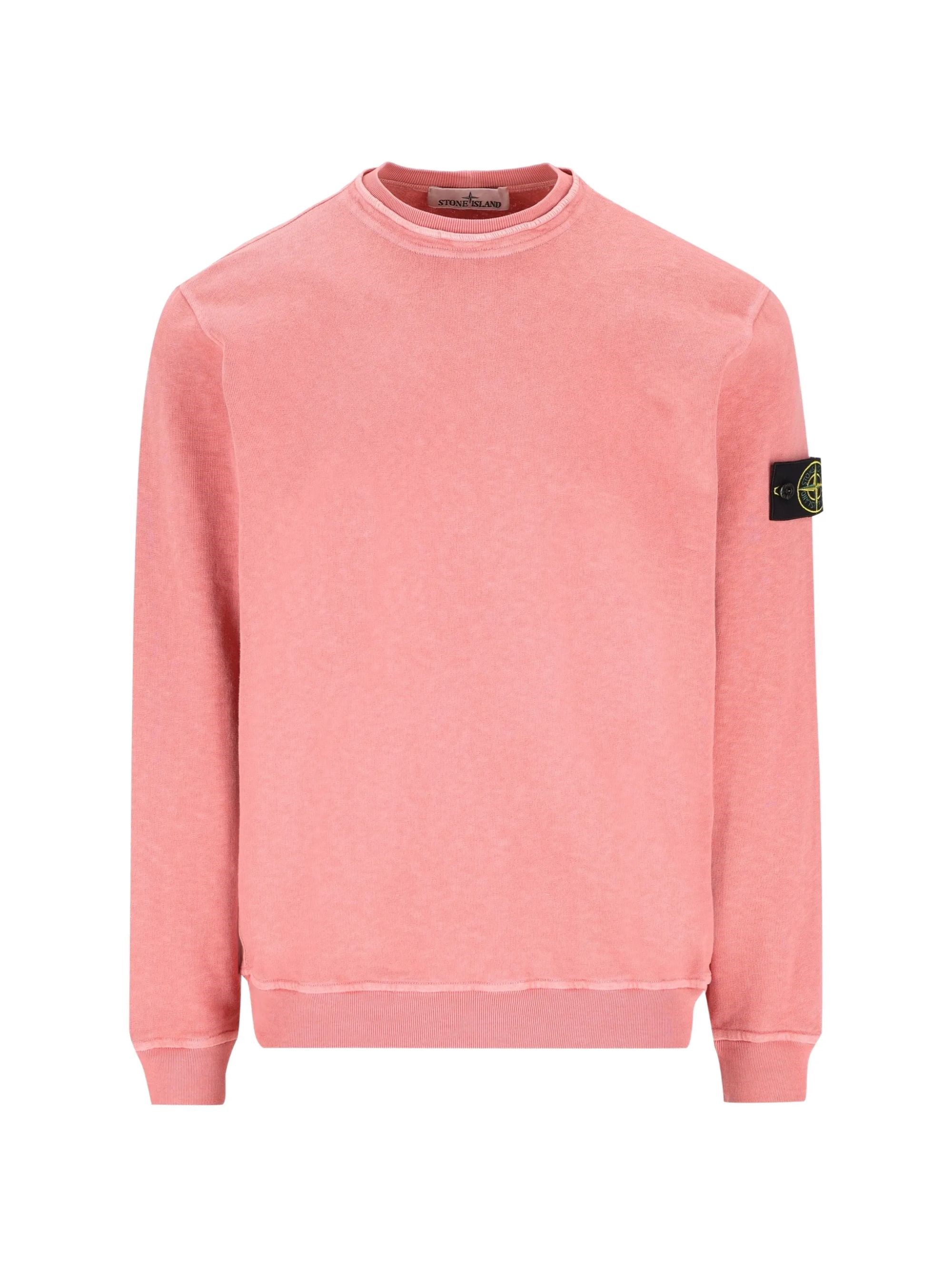 Stone Island Crew Neck Sweater With Logo