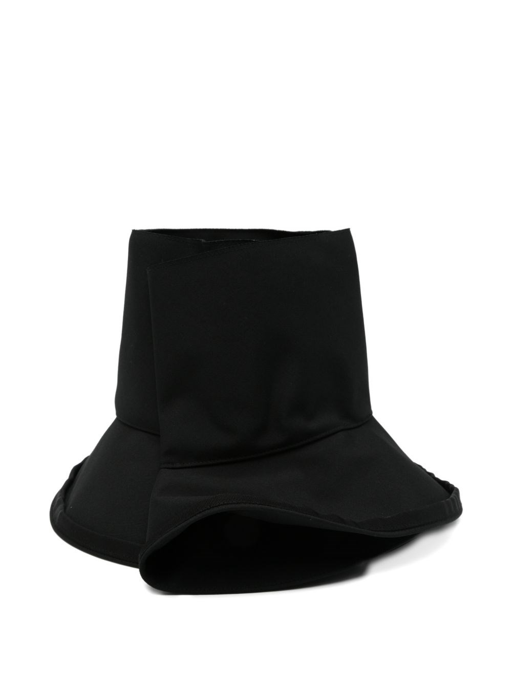 Comme Des Garçons Wool Bucket Hat In Black