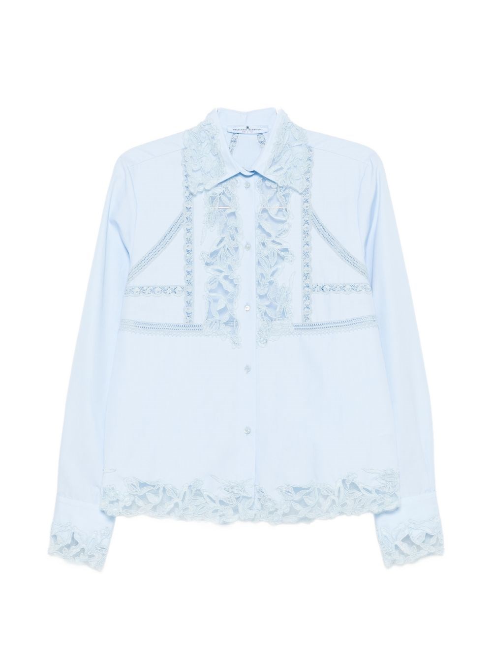 Ermanno Scervino Embroidered Cotton Shirt