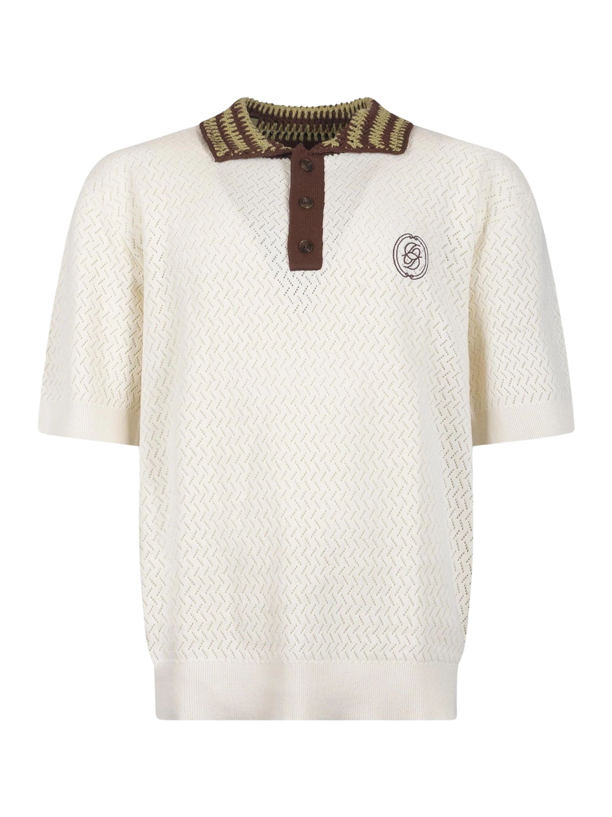 DROLE DE MONSIEUR Polo Maille Ajour� D Miroir