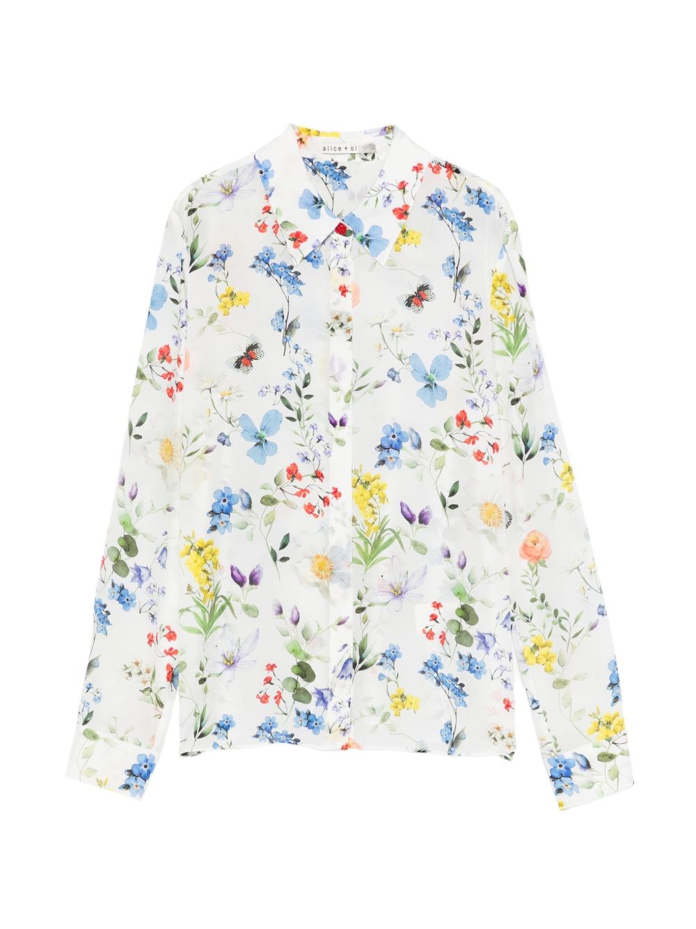 ALICE+OLIVIA Willa Printed Blouse