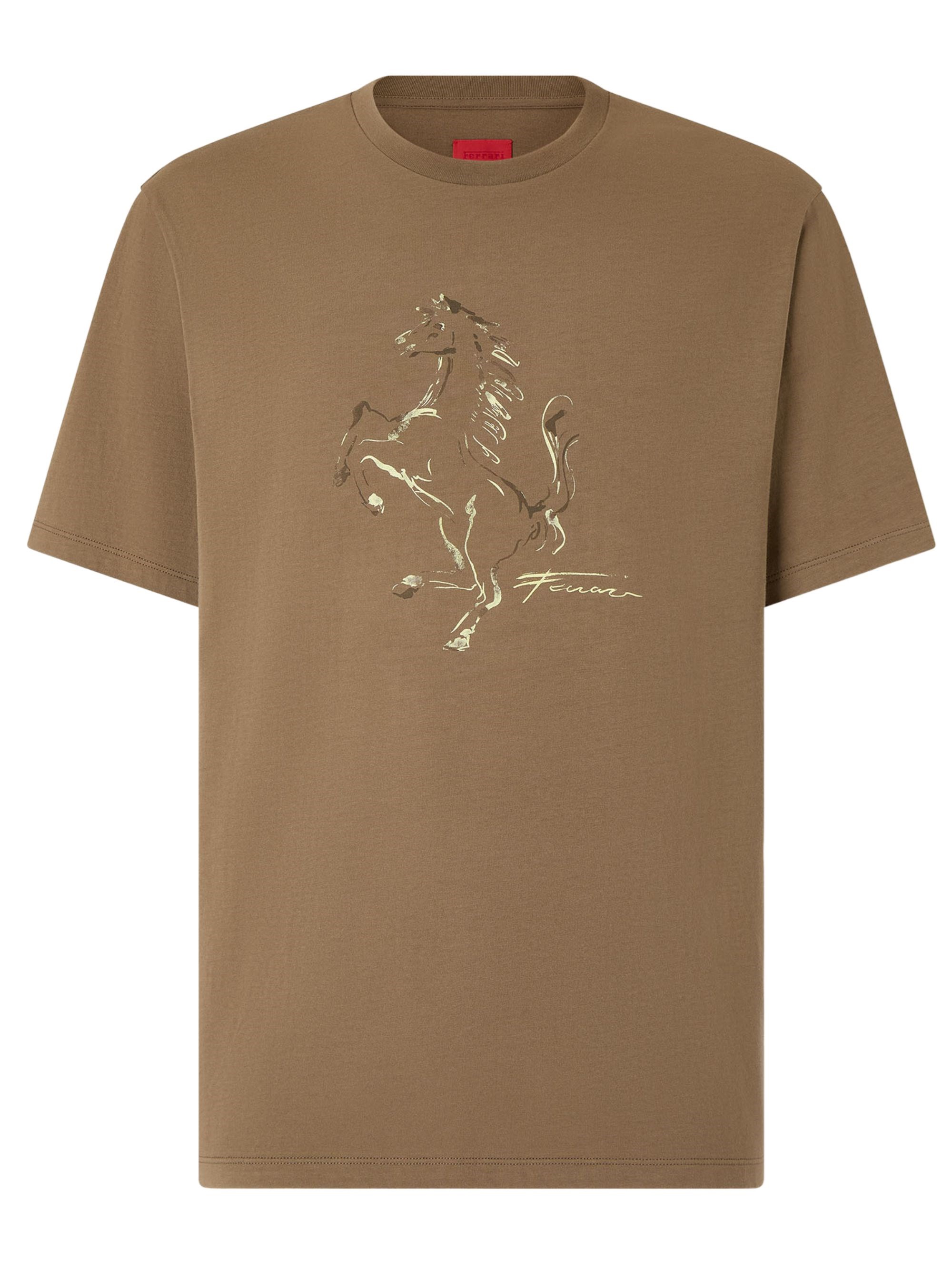 FERRARI Cotton T-Shirt