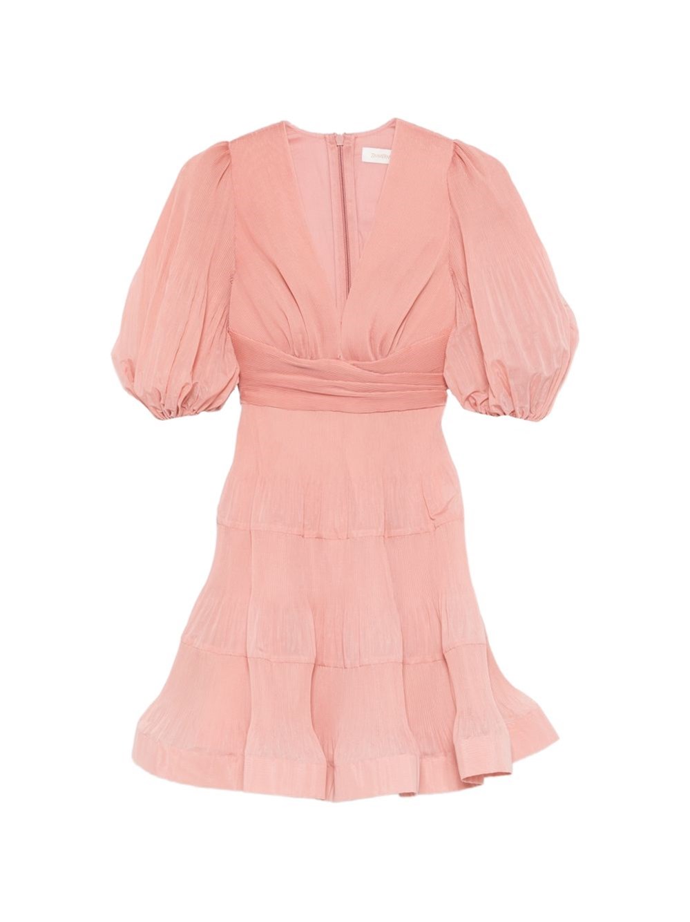 Zimmermann Pleated Mini Dress