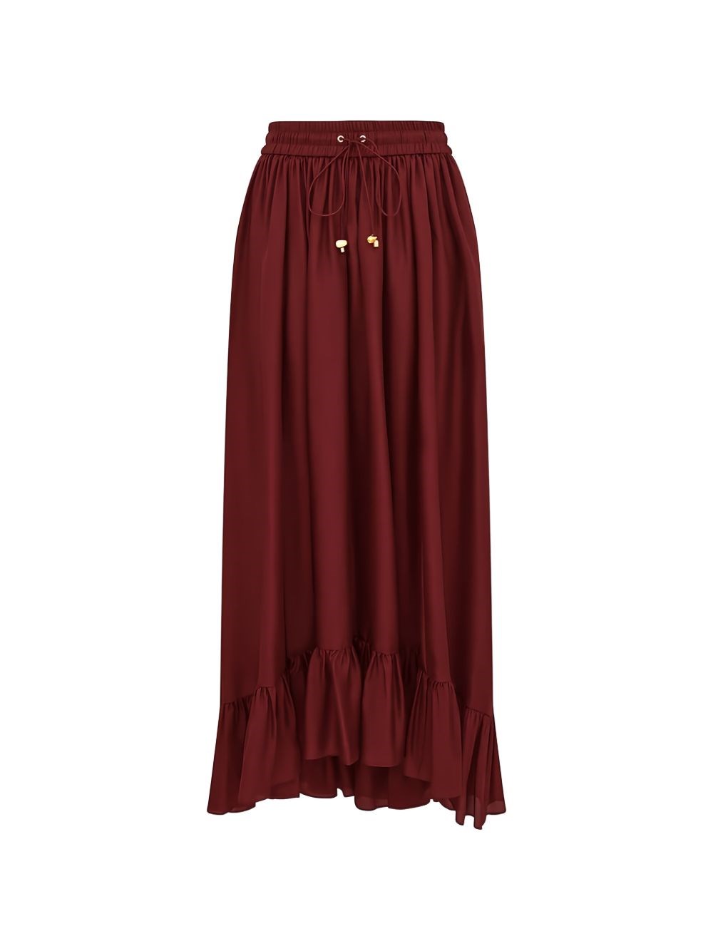 Zimmermann Aster Silk Maxi Skirt