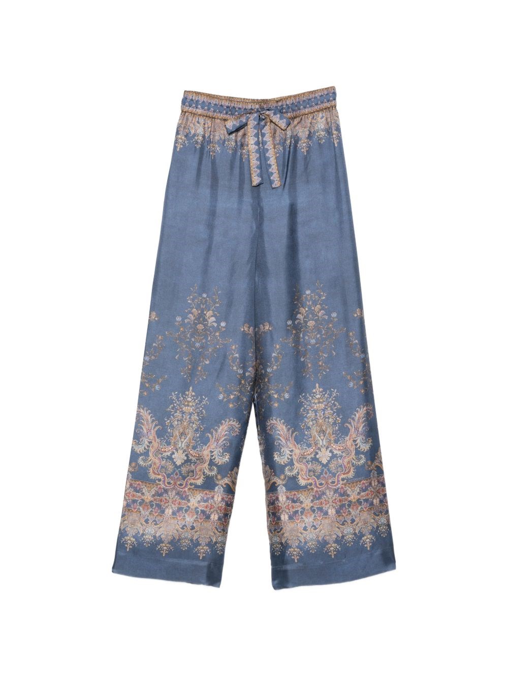 Zimmermann Valiant Printed Silk Trousers