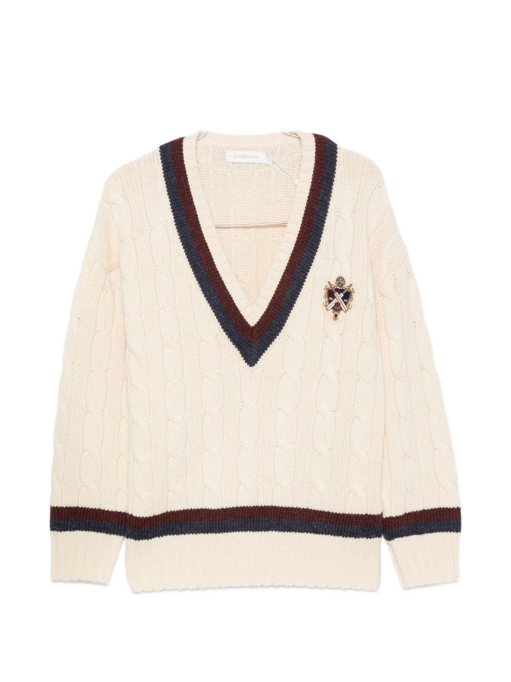 Zimmermann Valiant Wool V-Necked Jumper