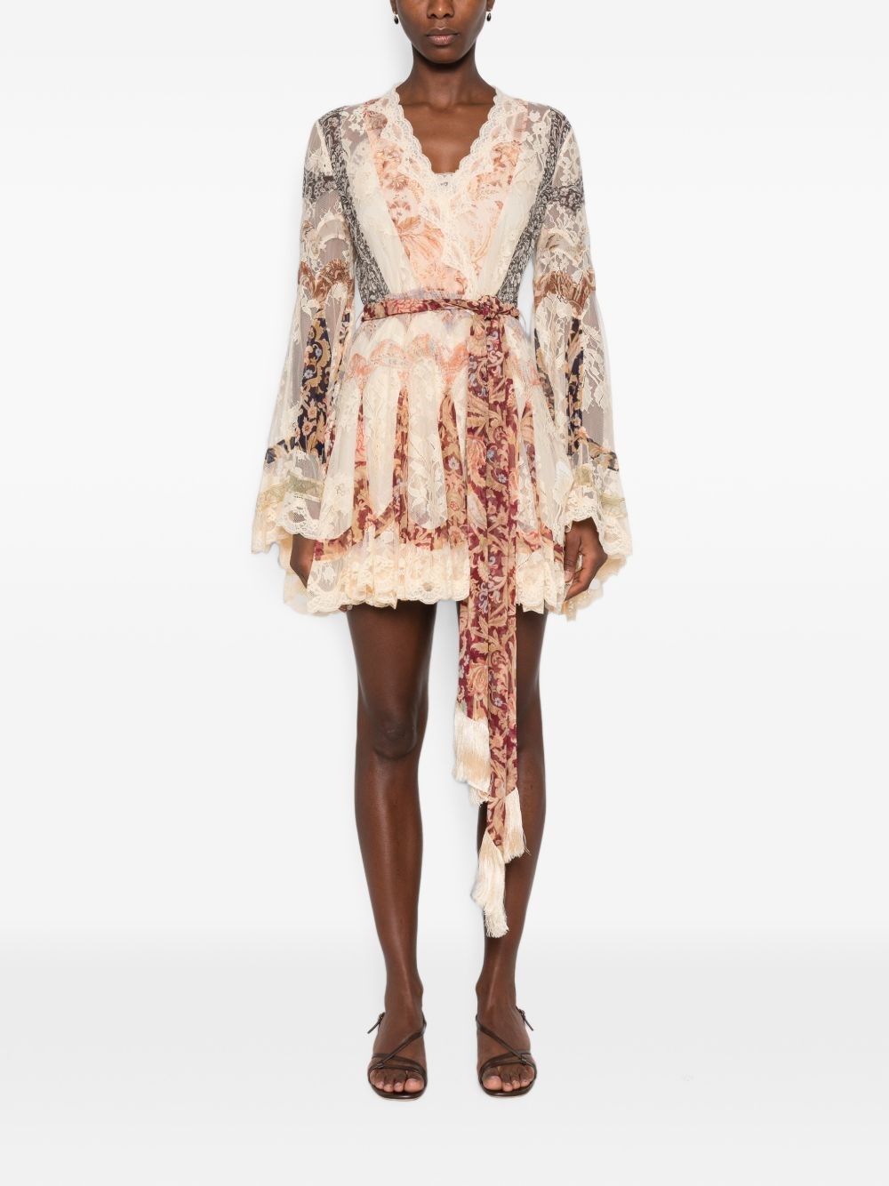 Zimmermann Valiant Printed Silk Mini Dress Zimmermann Valiant Printed Silk Mini Dress