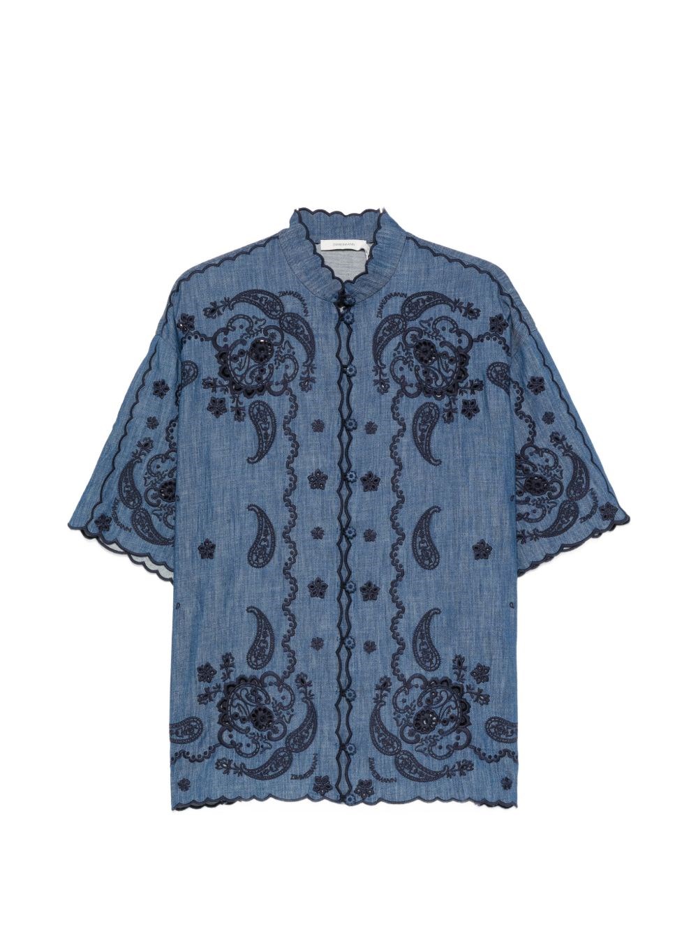 Zimmermann Aster Denim Shirt Zimmermann Aster Denim Shirt