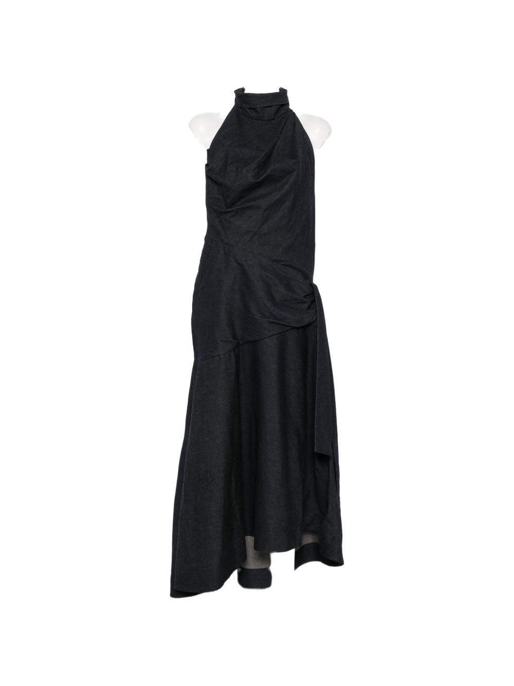 Zimmermann Valiant Denim Draped Dress