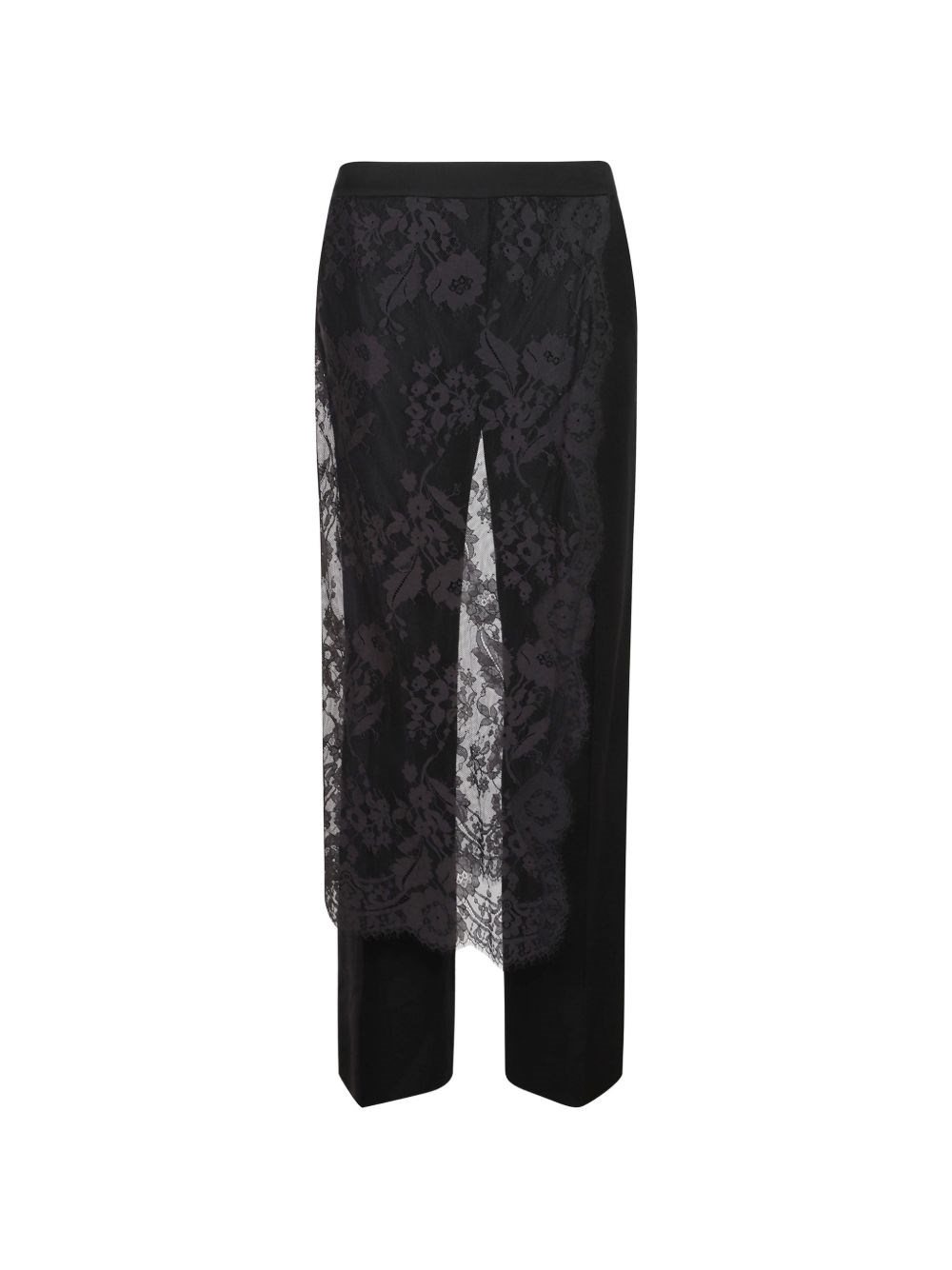 Valiant Lace Wrap Pant in Black - Black 0