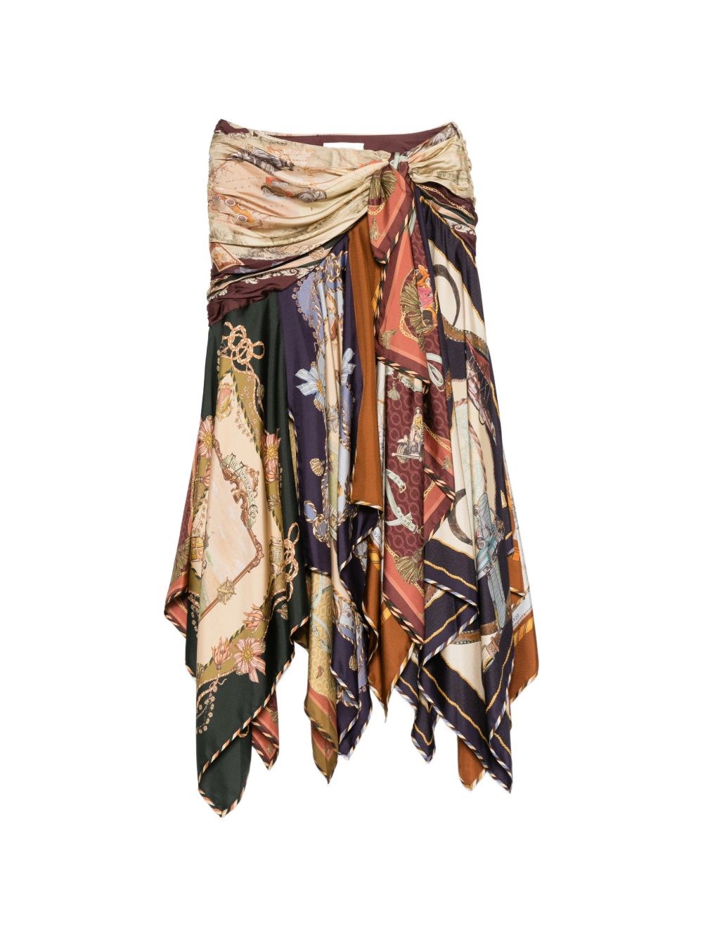 Zimmermann Valiant Printed Silk Skirt Zimmermann Valiant Printed Silk Skirt