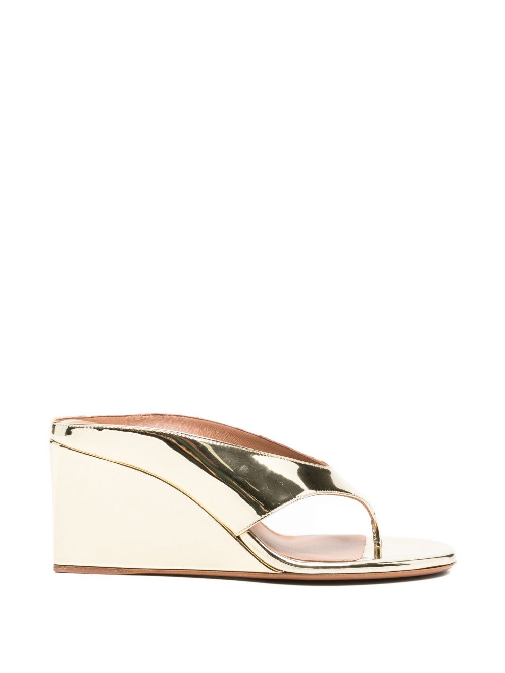 Ala�a Wedge Thong Mules