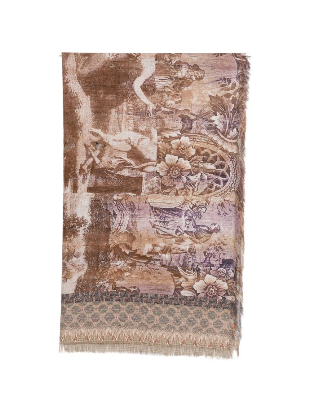Pierre Louis Mascia Printed Silk Scarf