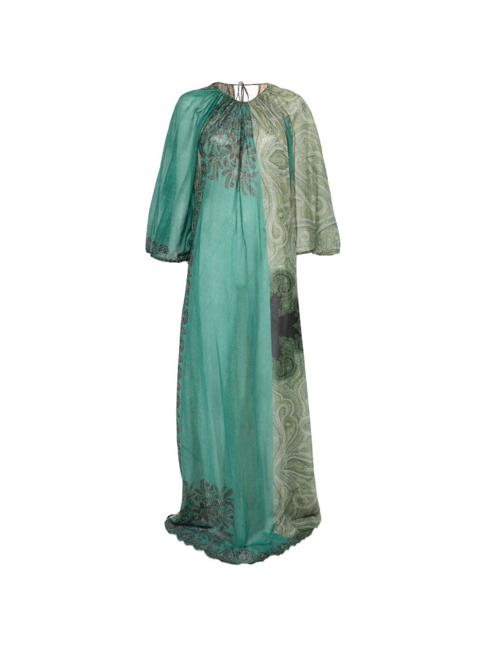 Pierre Louis Mascia Printed Cotton And Silk Dress