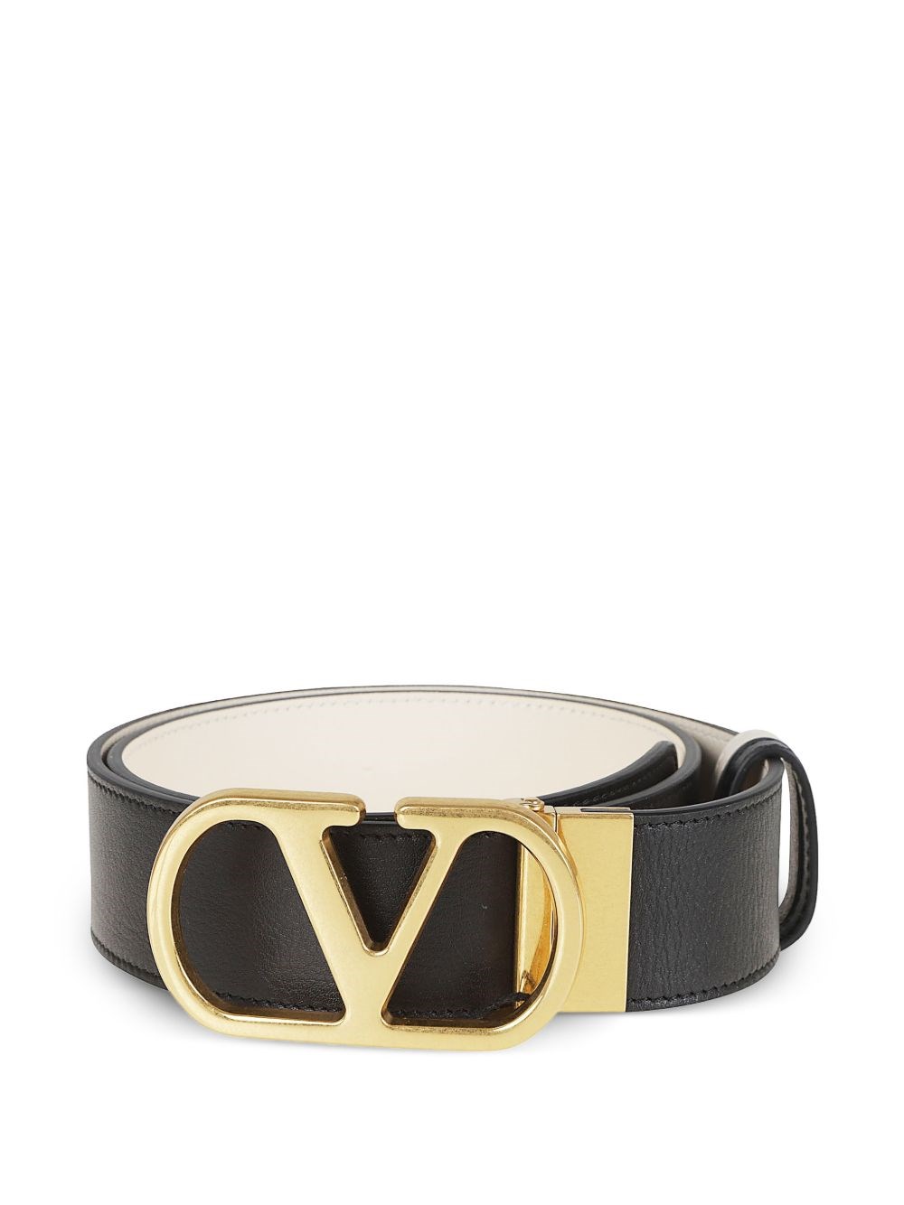 VALENTINO Valentino Garavani Vlogo Signature Leather Belt　ヴァレンティノ ガラヴァーニ Vロゴ シグネチャー レザー ベルト