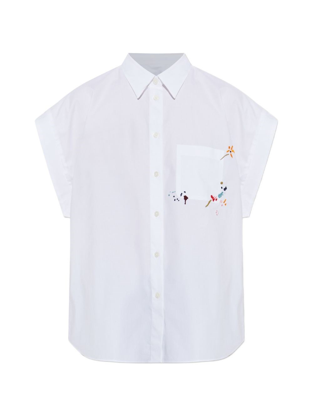 PS PAUL SMITH Camicia In Cotone Ricamata