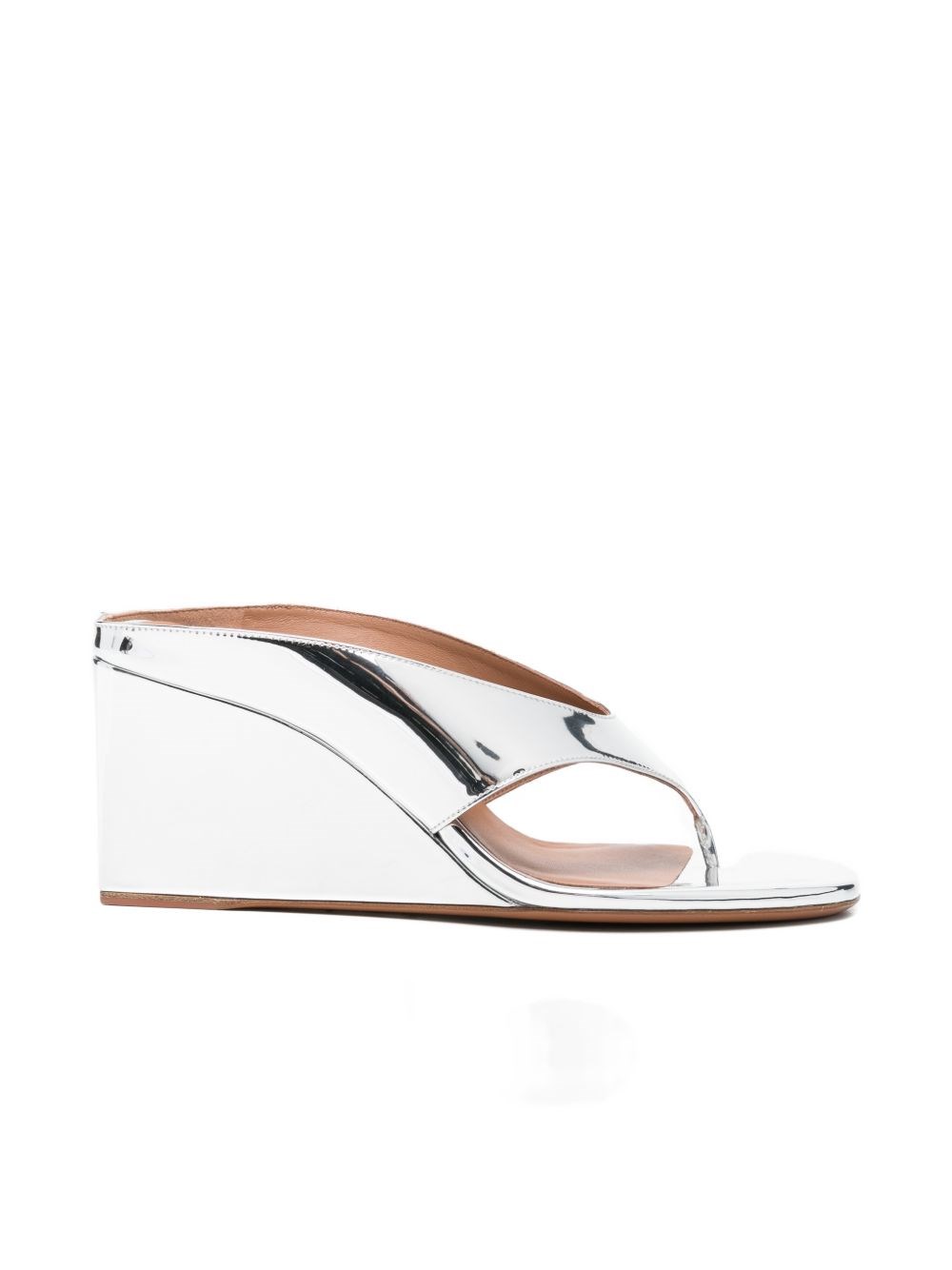 Ala�a Wedge Thong Mules