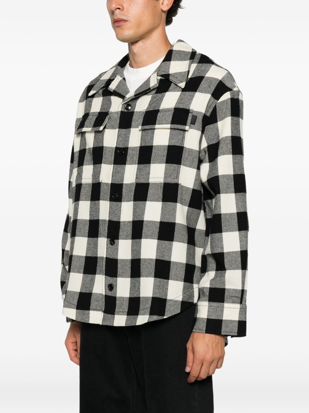 Ami Paris Wool Checkec Shirt