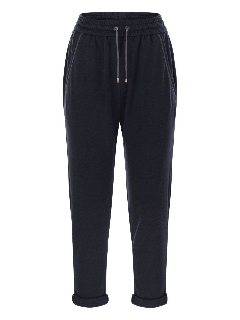 Brunello Cucinelli Cotton And Silk Trousers