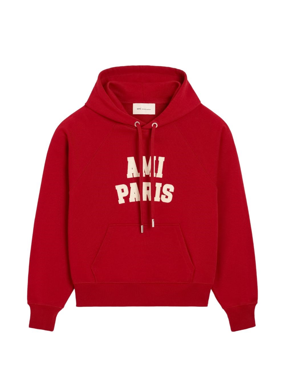 Ami Paris Logo Cotton Hoodie