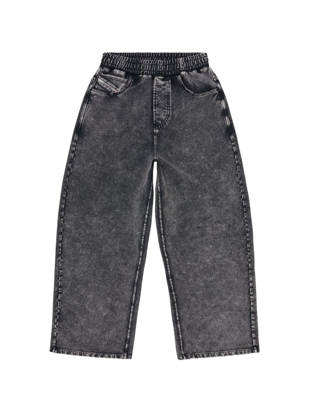 Diesel Wide Leg Denim Jeans