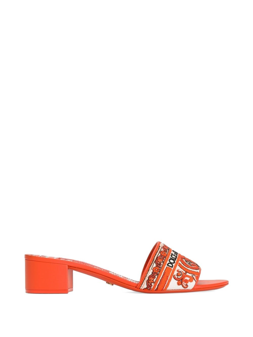 Dolce & Gabbana Mule Con Stampa Maiolica