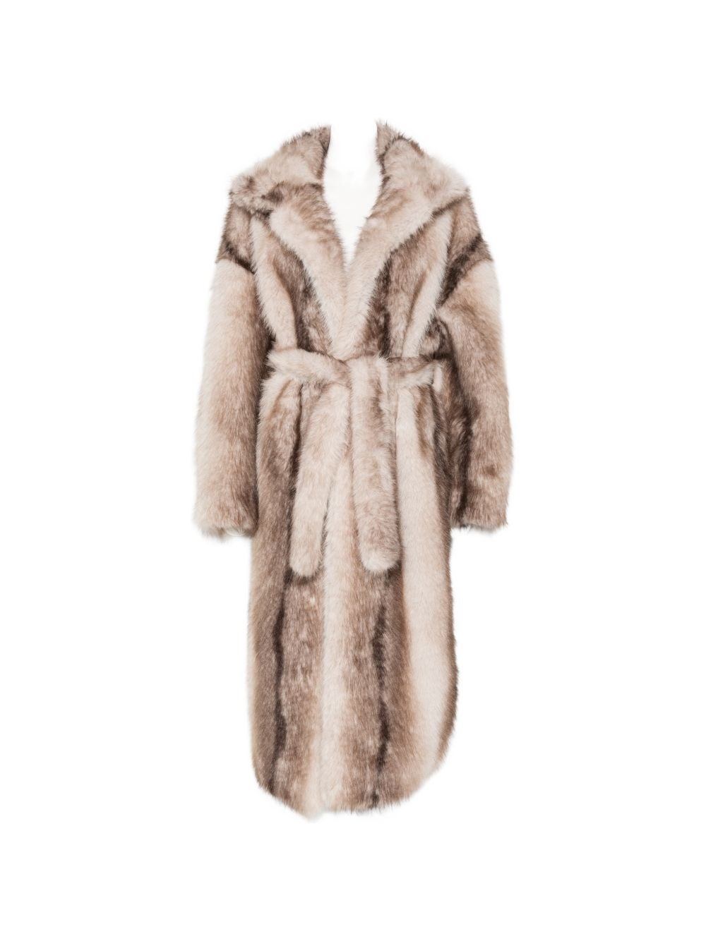 THE FRANKIE SHOP Ravello Faux Fur Long Coat