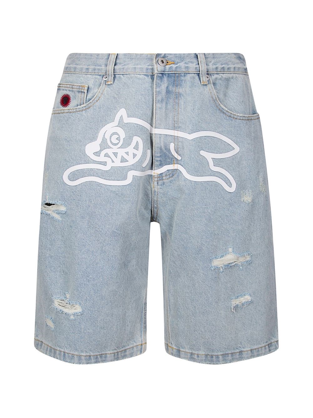 ICECREAM Running Dog Denim Shorts