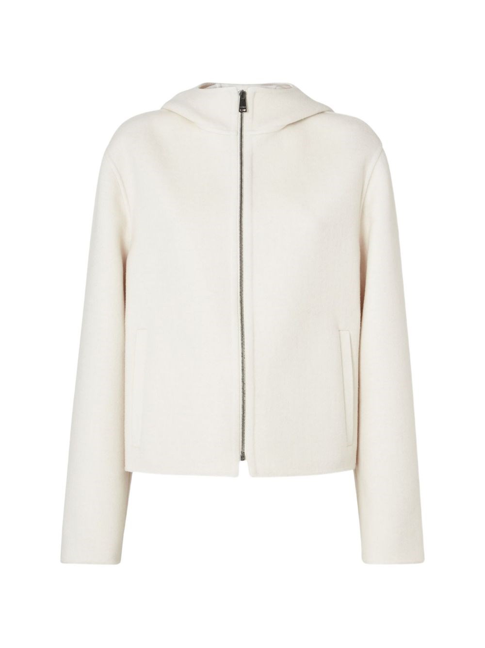 Fendi Women's White Virgin Wool Zip Jacket - Image 2