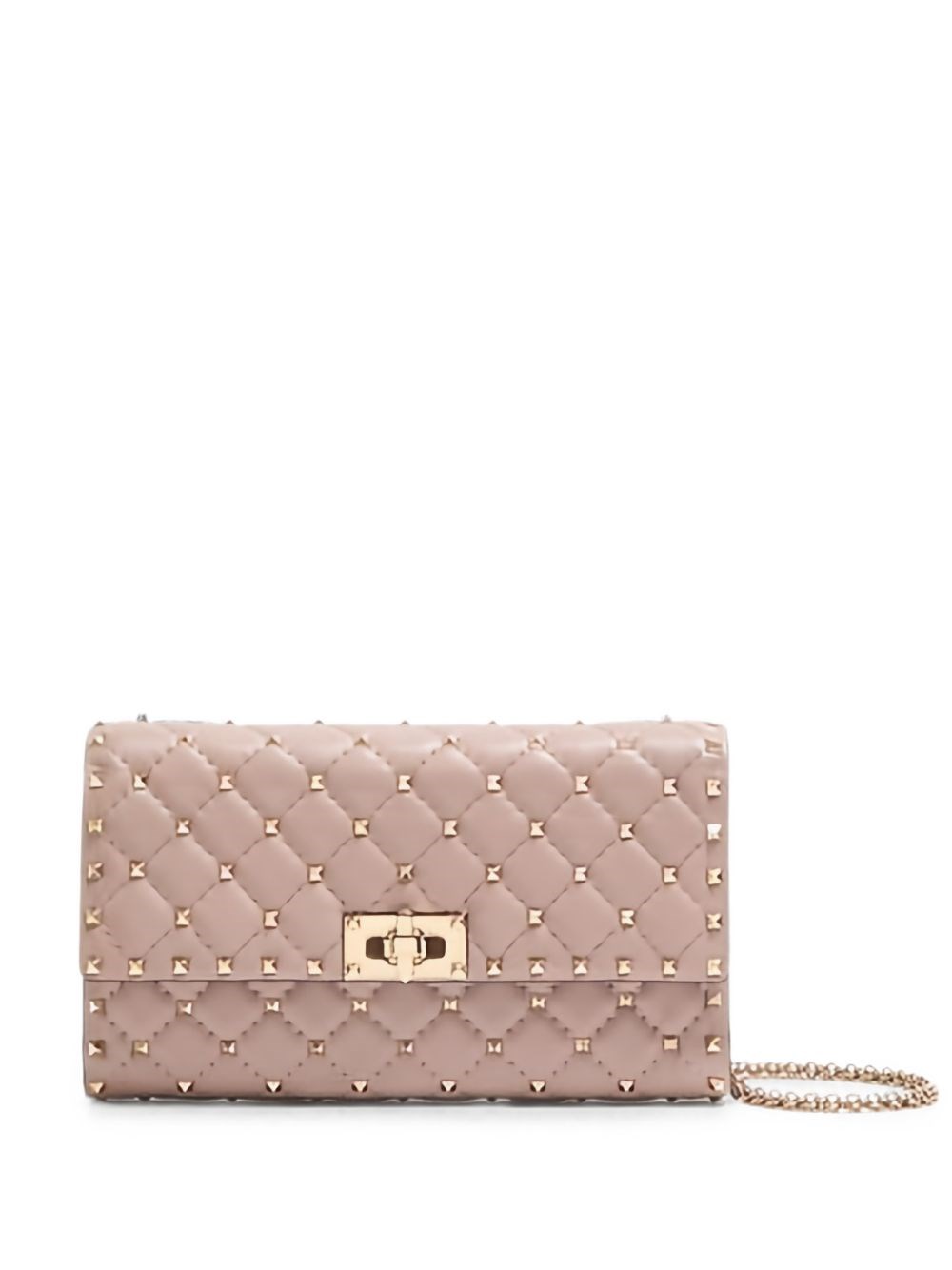 Valentino Garavani Borsa A Spalla In Pelle Rockstud Spike Piccola