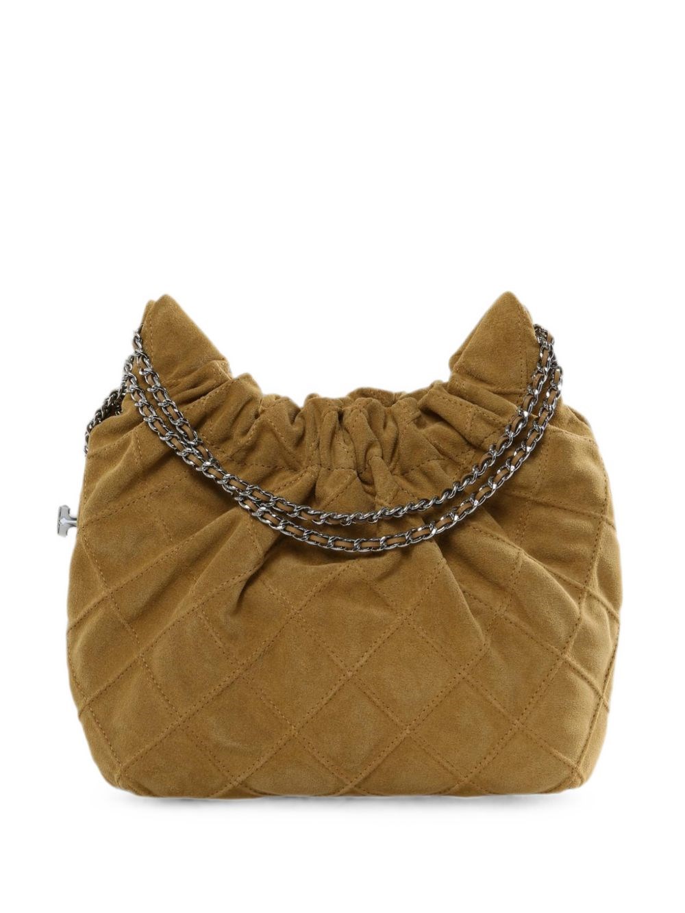 Tory Burch Fleming Mini Suede Leather Hobo Bag
