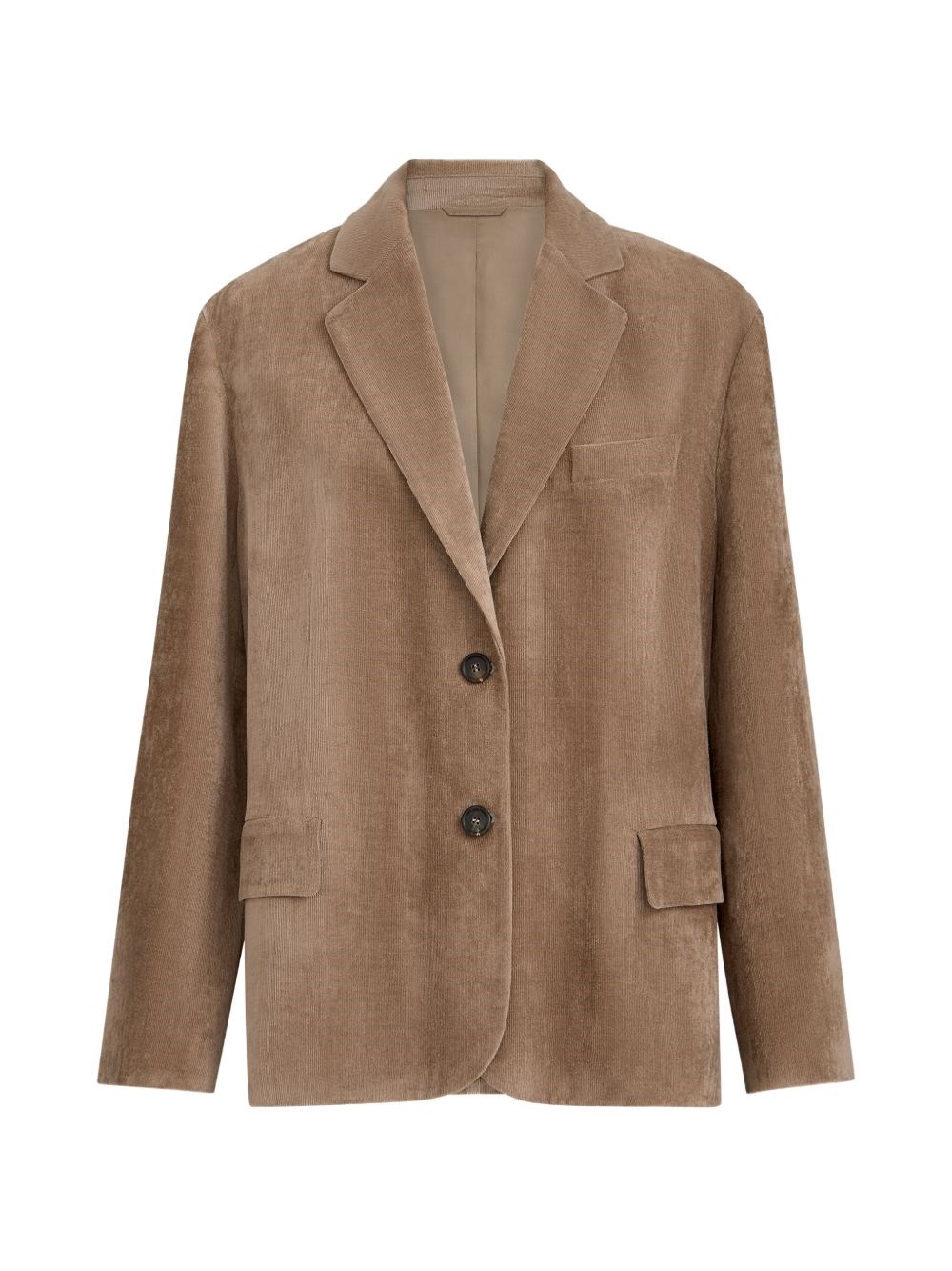 Brunello Cucinelli Single-breasted Jacket In Brown