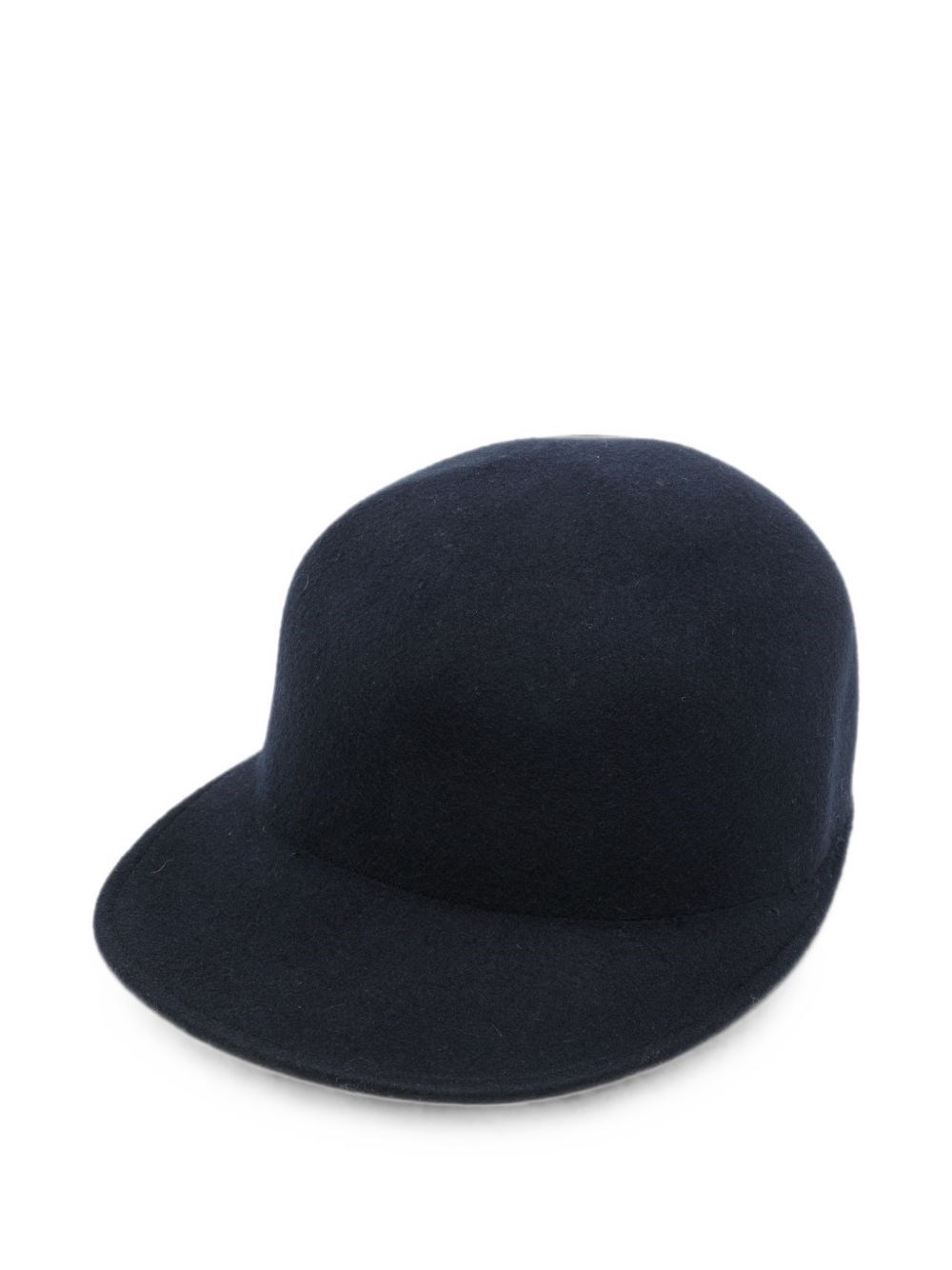Fabiana Filippi Wool Baseball Cap In Blue