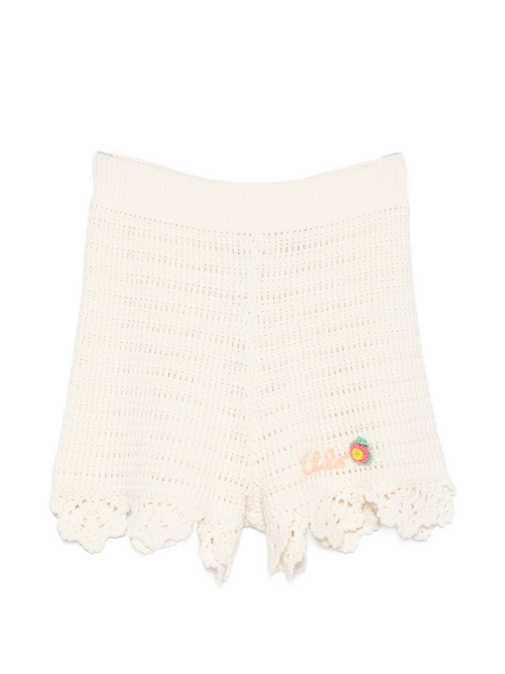 Chloé Pantaloni Corti In Cotone A Maglia