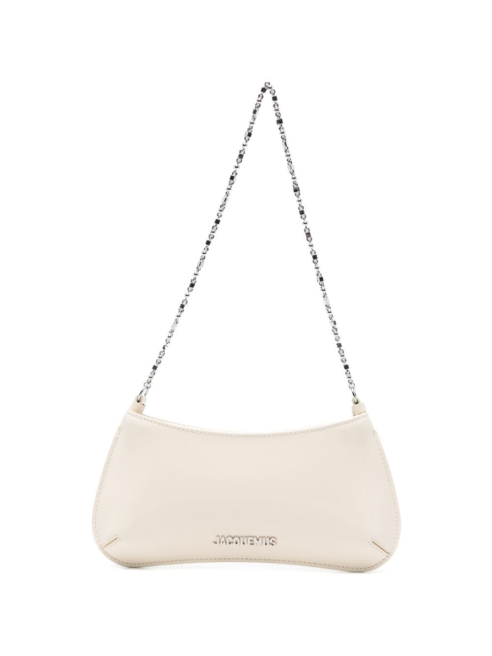 JACQUEMUS Le Petit Bisou Chaine Leather Shoulder Bag