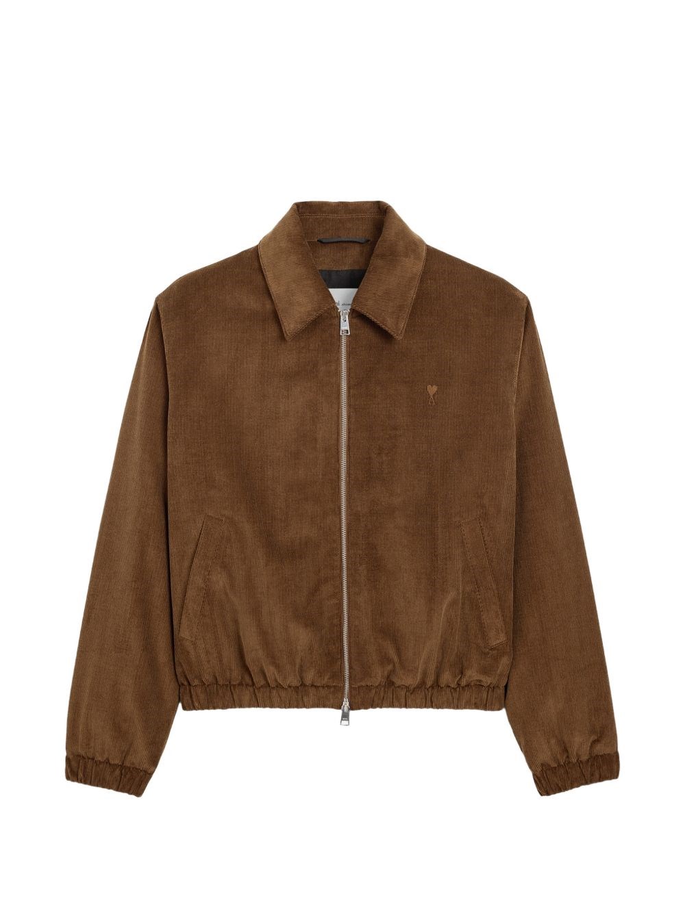Ami Paris Velvet Cotton Blouson Jacket