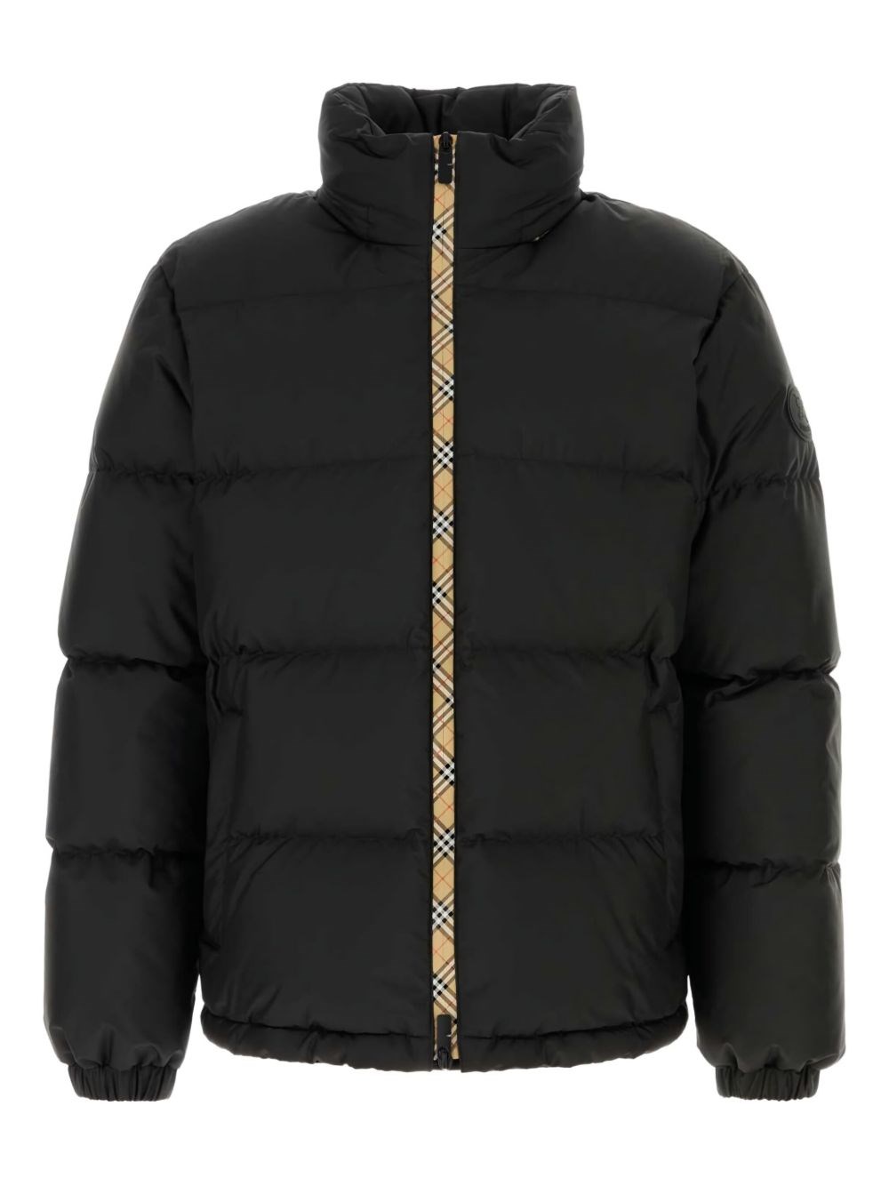 Burberry Snowdon Short Down Jacket In Black