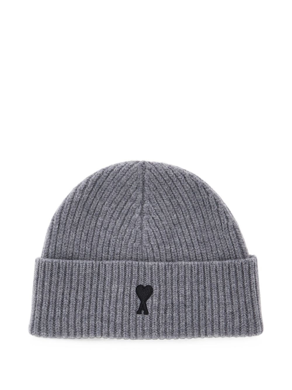 Ami Paris Ami De Coeur Wool Beanie
