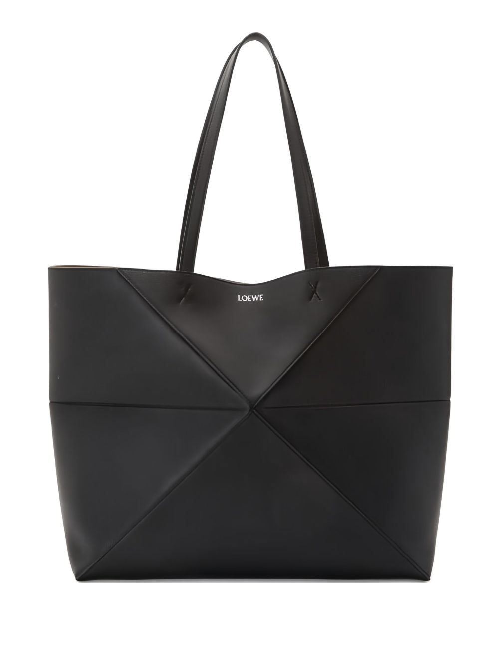Loewe Borsa Tote In Pelle Medium Puzzle Fold