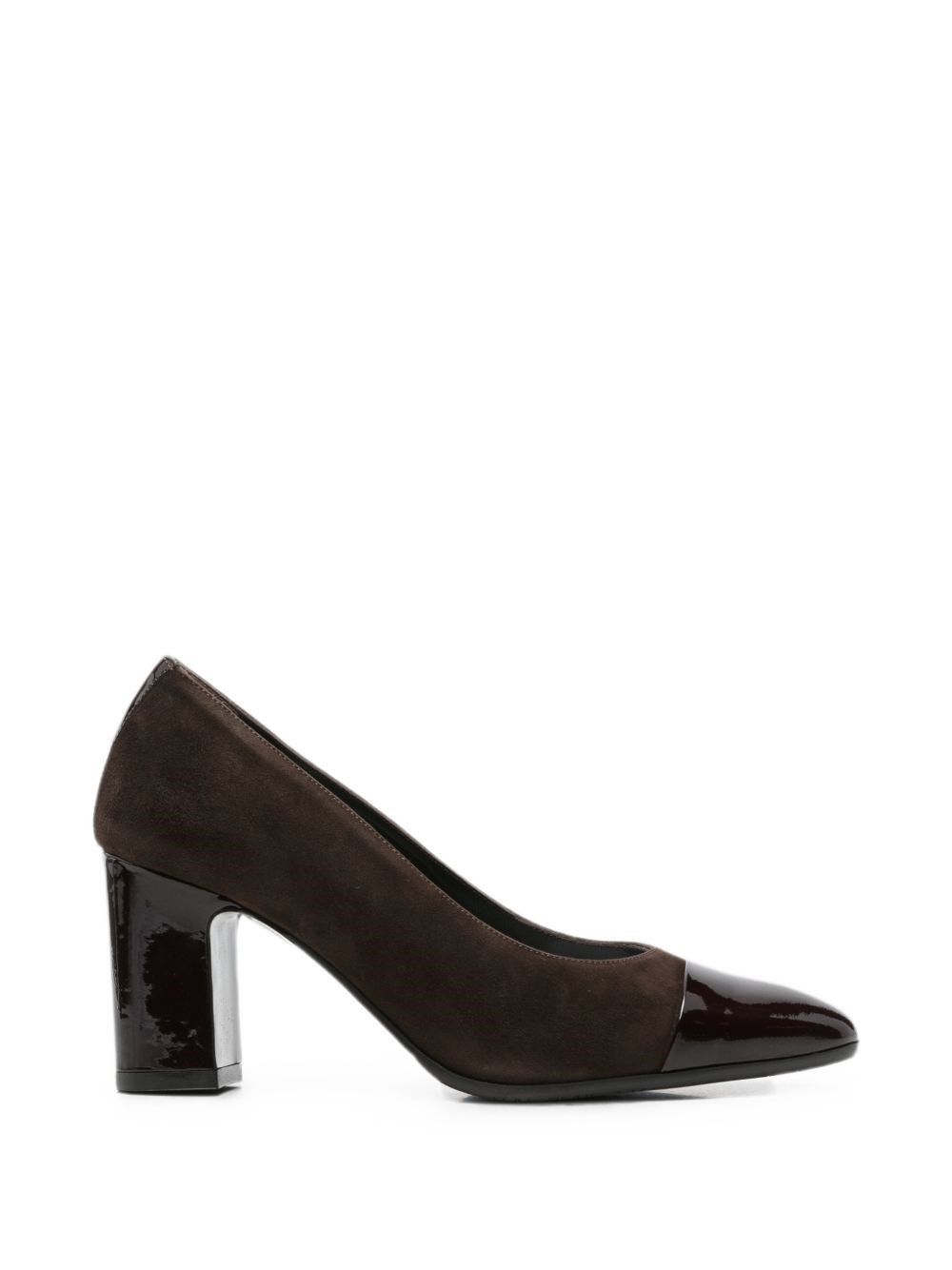 Carel Paris Rosana Suede Leather Pumps In Brown