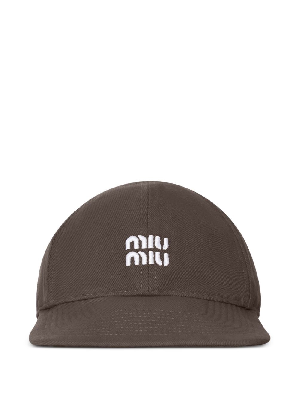 Miu Miu Logo Cotton Baseball Cap