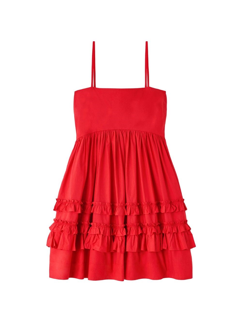 GANNI Organic Cotton Mini Dress