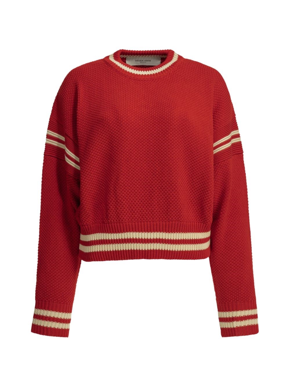 Golden Goose Maglione In Cotone A Girocollo