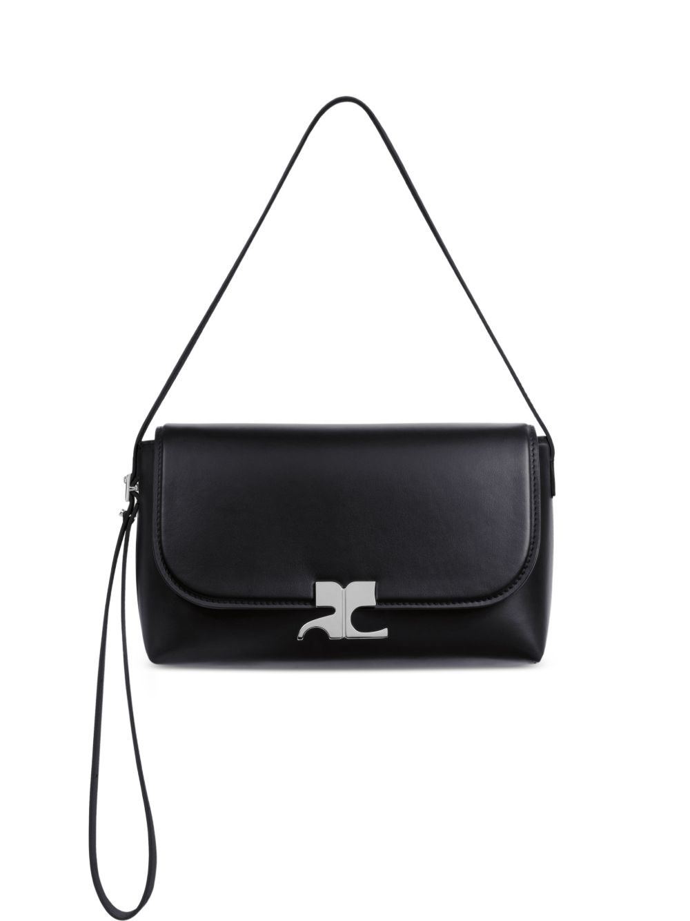 COURRÈGES Leather Shoulder Bag