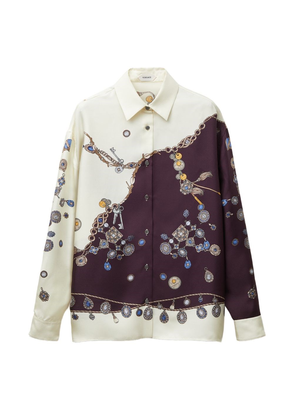 Versace Printed Silk Shirt