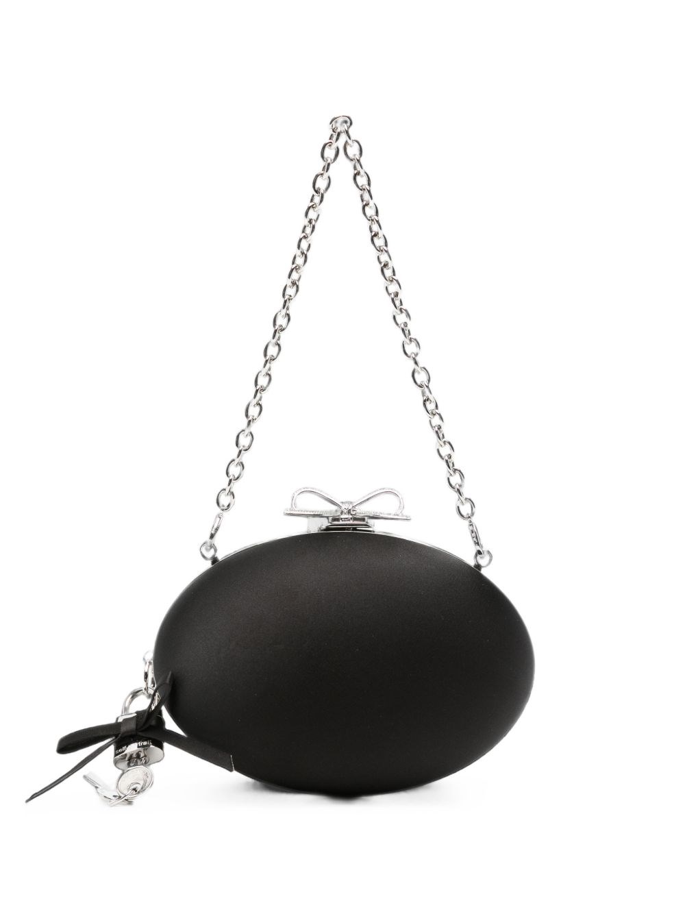 SELF PORTRAIT Clutch Satin Oval