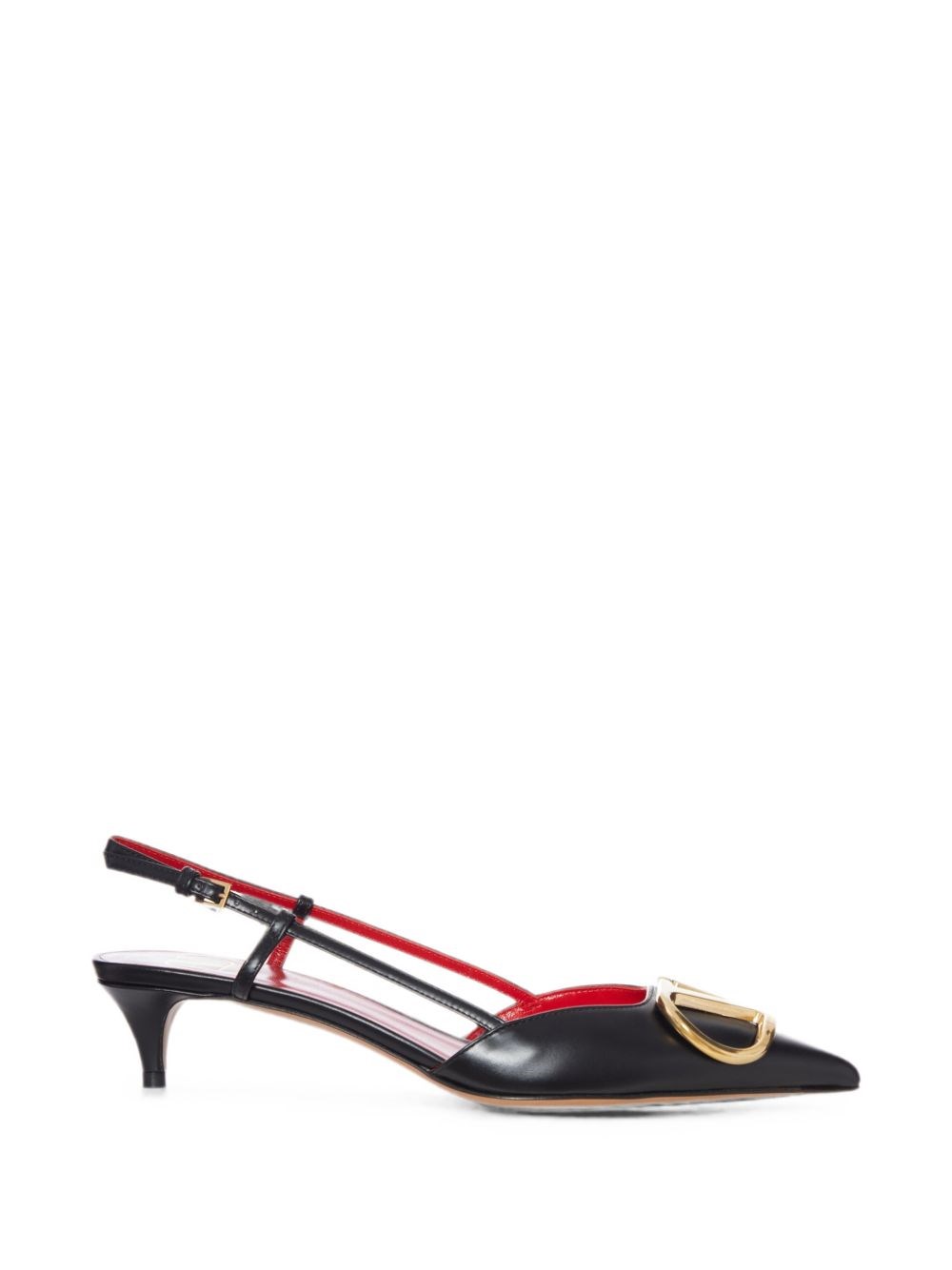 Valentino Garavani Vlogo Signature Leather Pumps