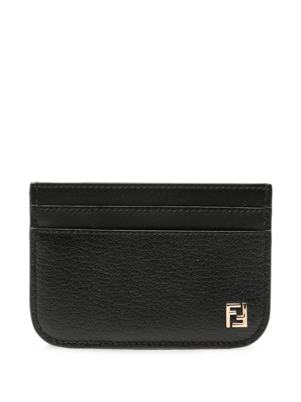 Fendi Ff Leather Card Case